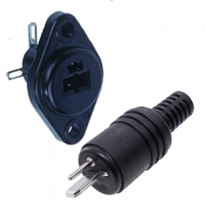 2 Pin DIN Plug and Socket