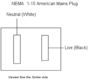 Leads Direct Wiring An American Plug, Plug Wiring Diagram Us